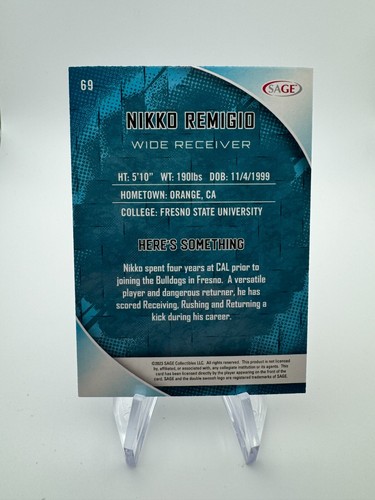 2023 SAGE Football #1-100 - You Pick - Complete your Set - Picture 132 of 172