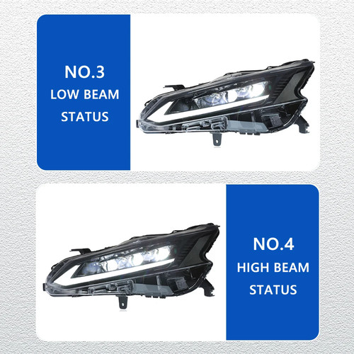 LED Headlights For Nissan Altima 2019-2024 Start Up Animation Sequential Signal - Bild 5 von 7