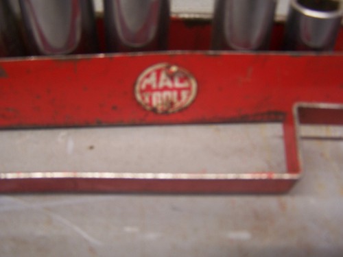 Vintage MAC USA 3/8" drive deep well socket set 15/16 to 5/16 metal tray - Picture 4 of 5