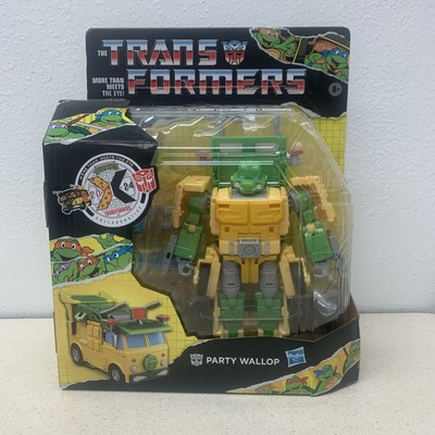 Transformers X Teenage Mutant Ninja Turtles Party Wallop Van Hasbro NEW SEALED!