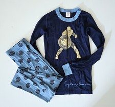 Hanna Andersson 150 12 Long John Marvel Captain America Pajamas Set NG1-215