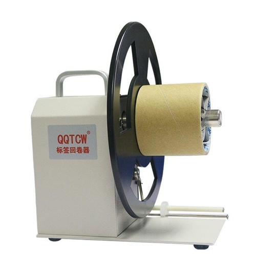 QQTCW-Q5 Einstellbare Geschwindigkeit Zwei-Wege Automatische Synchrone Etikettenaufwickelmaschine. - Bild 6 von 6