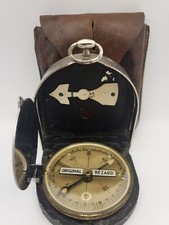 Vintage Original Bezard Compass WW2 German Military Bussole With Leather Case WW