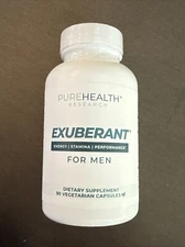 PUREHEALTH RESEARCH Men's Testosterone Boost Supplement 90 Capsules EXP. 01/2026
