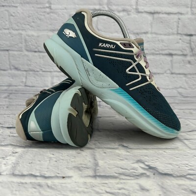 Karhu Fusion Ortix 3.5 Running Women Sz 9 Athletic Jogging Gym Shoe Sneaker Blue