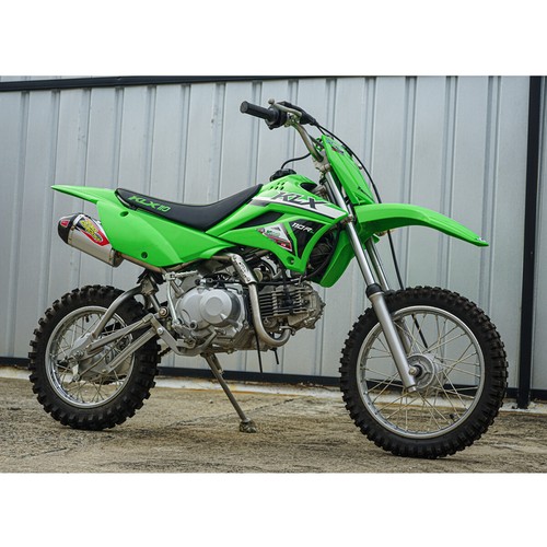 FULL SYSTEM EXHAUST MUFFLER RACING CARBON PIPE FIT FOR KAWASAKI KLX110 , KLX110L - Picture 12 of 15