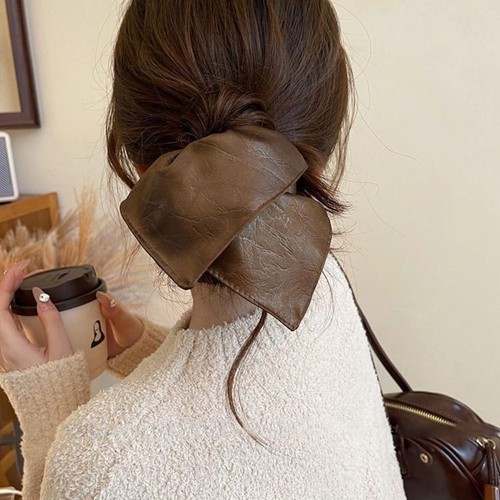 Casual Pleated Low Hair Bands Gentle Hair Ties Women Girls Accessories - Picture 7 of 12