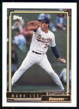 1992 Topps #384 Mark Lee Gold Winners