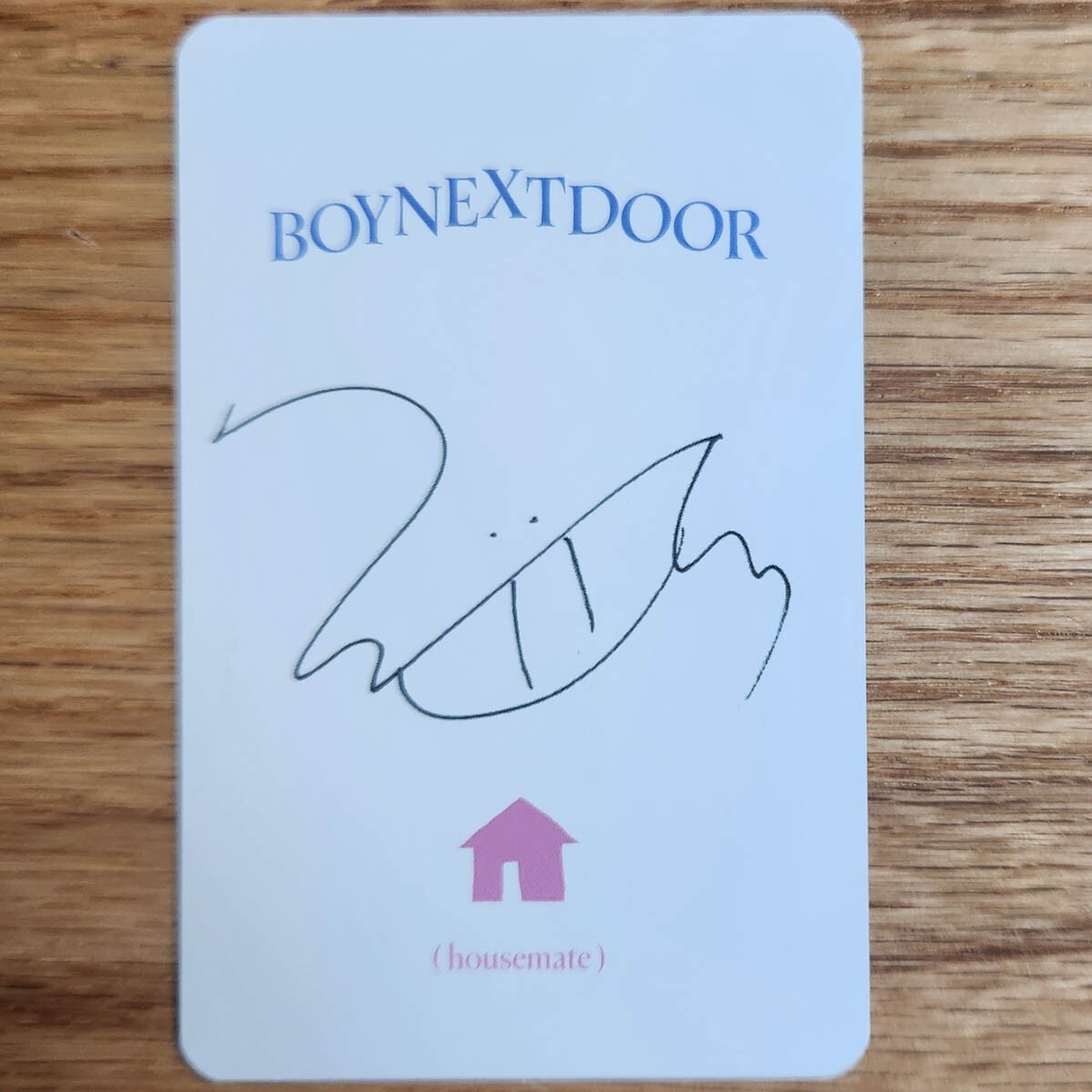 Woonhak Official Photocard Boynextdoor 2024 Season's Greeting