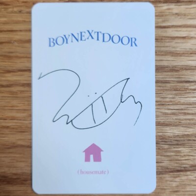BOYNEXTDOOR WOONHAK インスタントフォトカード　サイン BOYNEXTDOOR WOONHAK インスタントフォトカード サイン - メルカリ