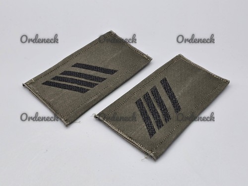 BUNDESWEHR - RANGSCHLAUFEN HEER SCHWARZ AUF OLIV - DIENSTGRAD WÄHLBAR - KLETT! - Picture 25 of 83