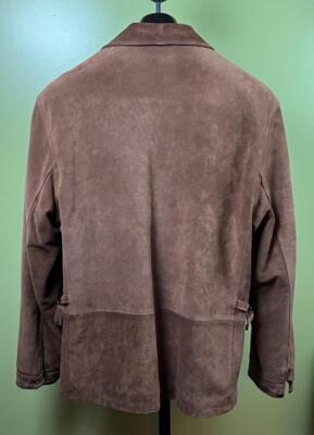 POLO Ralph Lauren Suede Jacket sz Large Men's Lined | eBay