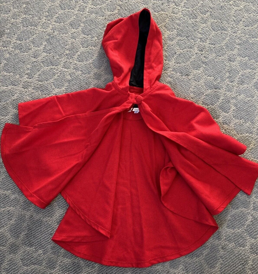 Capa roja O’Neil Of Dublin niñas 18 años 2/3 Irlanda mezcla de lana Foto 2 de 4