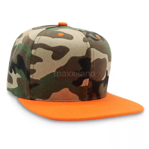 Snapback Hat Men Hunting Baseball Cap Flat Brim Military Army Women Outdoors