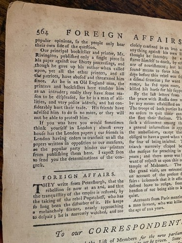 1774 LONDON MAGAZINE November AMERICAN TAXATION REV. WAR CAPT COOK CANNIBALISM - Picture 8 of 9