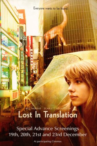 V08286 Australia Avant Card #8286 Lost on Translation movie postcard