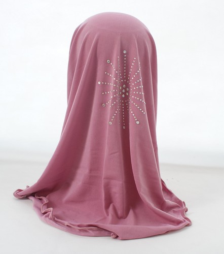 2-6Y New Khimar Girls Kids Hijab Muslim Head Wrap One Piece Amira Instant Shawls - Picture 48 of 74