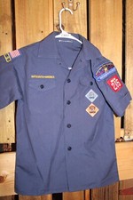 Boy Scouts of America Uniform Youth Shirt Large No size Cub Blue