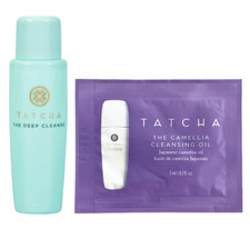 Tatcha The Deep Cleanse & Tatcha Camellia Cleansing Oil Travel Size 2 Piece Set