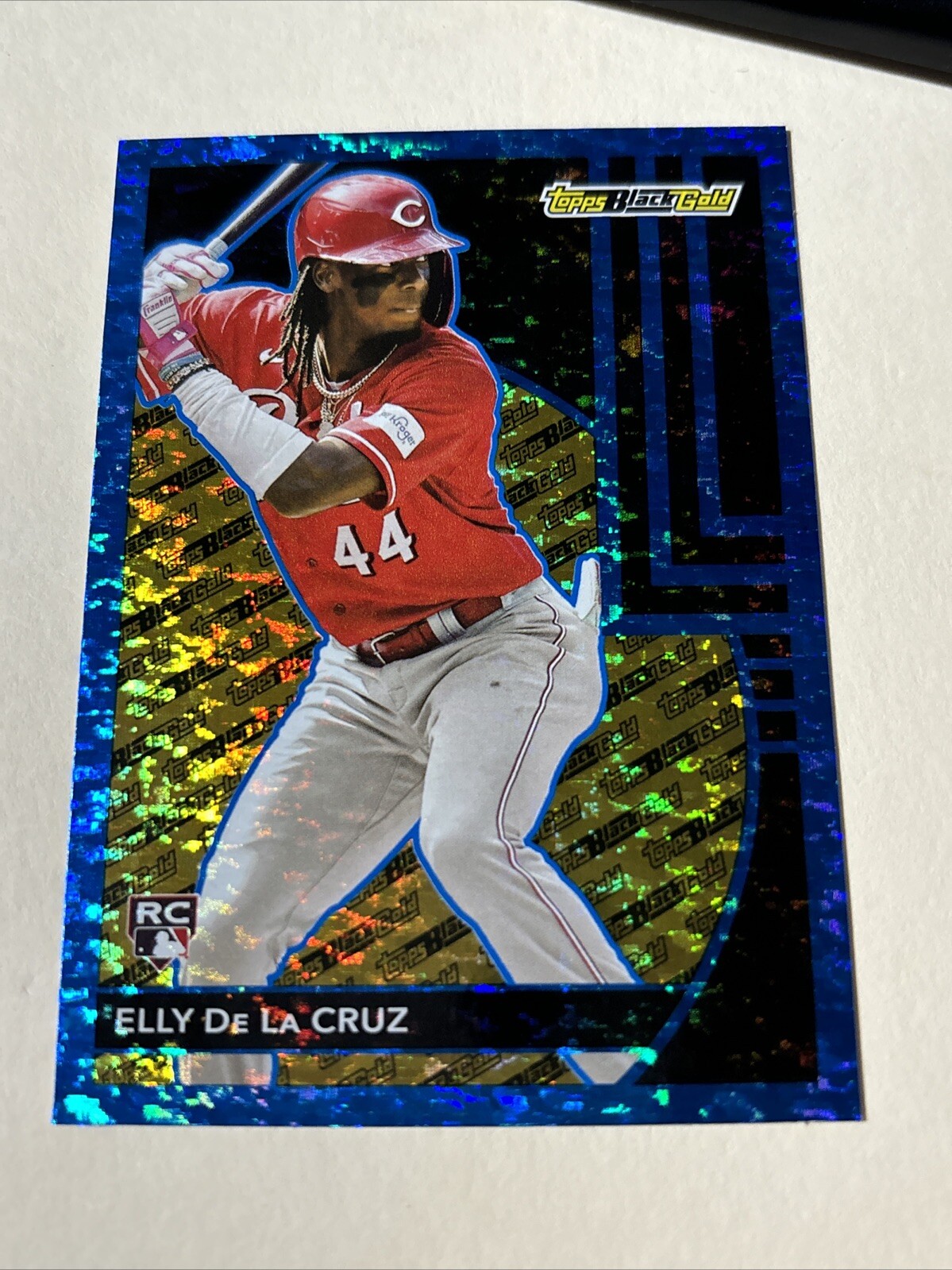 Elly De La Cruz - 2024 Topps Update #BG-6 Topps Black Gold Rookie Blue Parallel