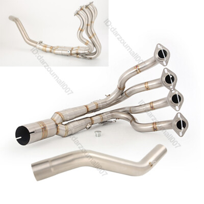 For Kawasaki Ninja ZX6R ZX636 2009-2023 Complete System Exhaust Header Link Pipe