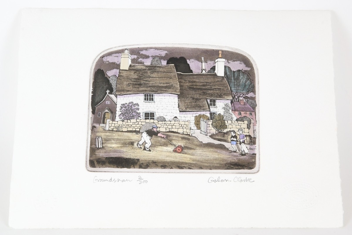 GRAHAM CLARKE 'GROUNDSMAN' LIMITED EDITION ETCHING PRINT 2