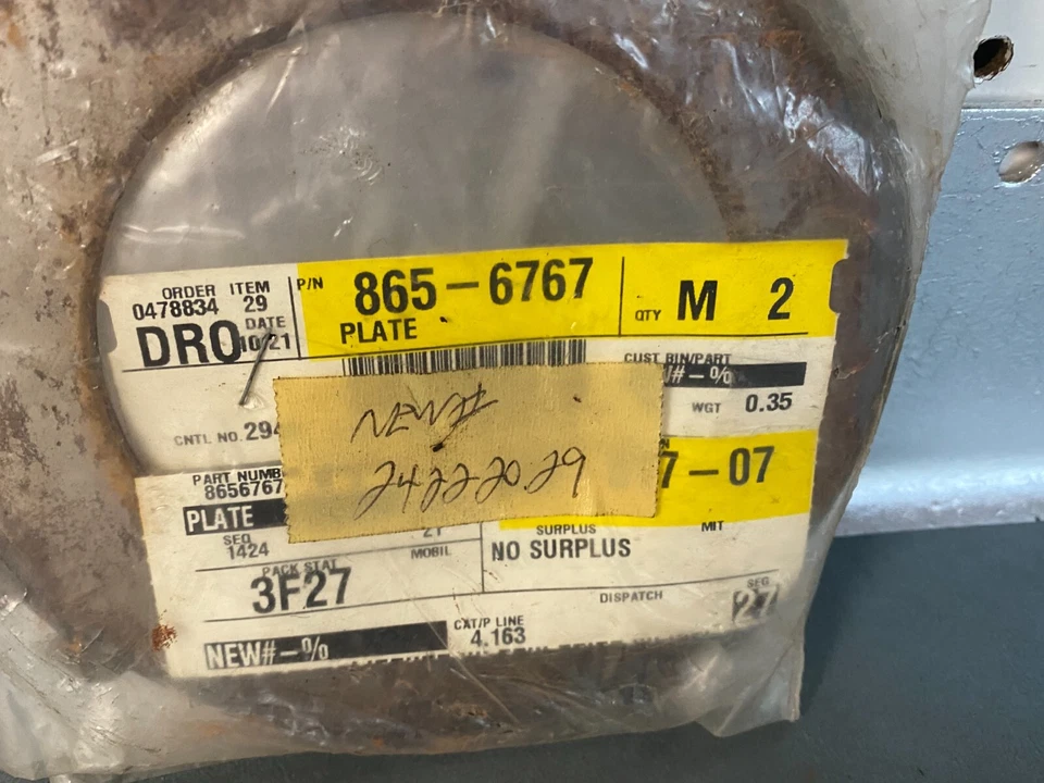 Оригинальная пластина сцепления GM NOS 8656767 4 1984-1999 Buick Century - Изображение 2 из 2