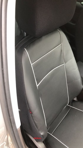 Juego completo de fundas de asiento a medida de cuero ecológico Skoda Roomster 5 plazas 2006-2015 - Imagen 2 de 12