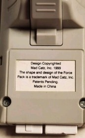 Sega Dreamcast Tremor Force Pack Jump Rumble Pak Vibration Madcatz Vintage