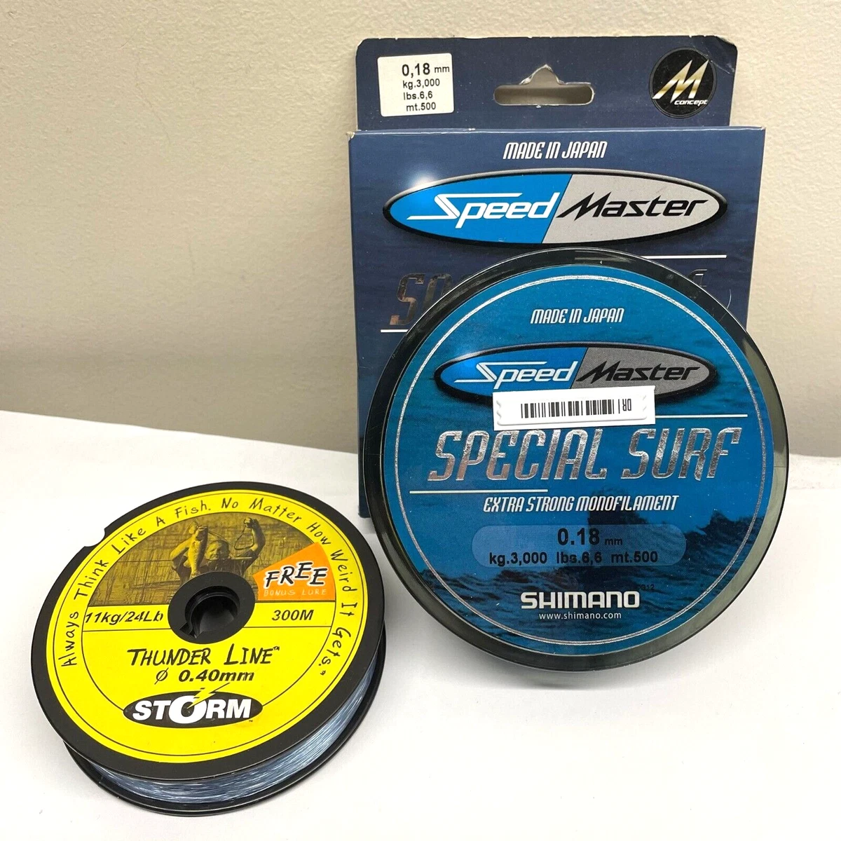 SHIMANO SPEEDMASTER SPECIAL SURF & STORM THUNDERLINE MONOFILAMENT FISHING  LINE