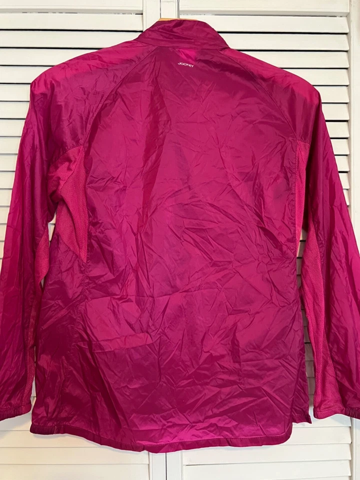 Jaqueta JOCKEY Meninas Tamanho XL Grande Rosa EMBALÁVEL Leve Caminhada Acampamento Chuva - Imagem 3 de 4