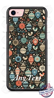 Christmas Ornaments collage Personalized Phone Case fits iPhone Samsung gift