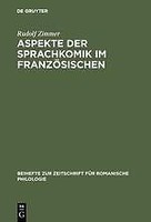 Aspekte Der Sprachkomik Im FranzöSischen | Buch | 9783484520332