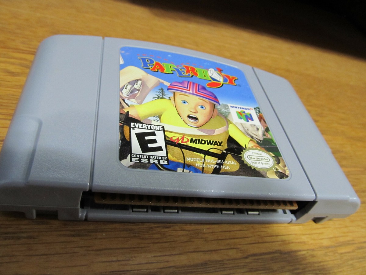 N64★PAPER BOY 海外版 楽天市場】【中古】北米版 Paperboy ペーパーボーイ NINTENDO 64