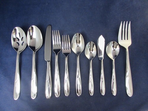 Mikasa 18/10 Stainless Cocoa Blossom Flatware - Silverware New Your Choice - 第 3/15 張圖片