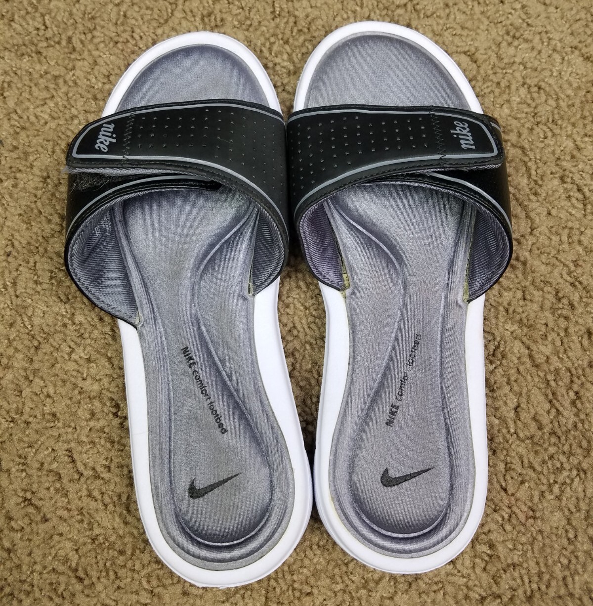 Nike Comfort Footbed Slides 360883013 Slip On Sandal… Gem