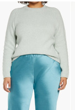 Vince Crewneck Organic Cotton Blend Pebbled Sweater (size 2X)