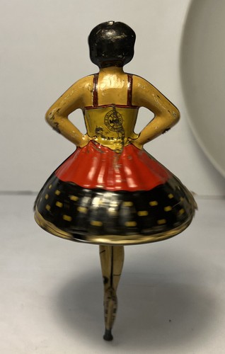 MARX Ballerina TIN TOP Key 1930s VERY RARE Marked Working Antique Toy - Picture 11 of 12
