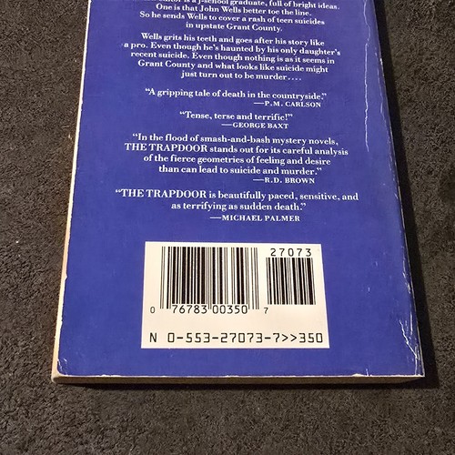 The Trapdoor by Keith Peterson 1st Edition 1988 Mystery Paperback Rare Vintage - Picture 9 of 13