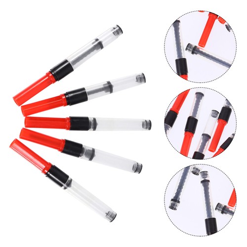10 Pcs Ink Absorber Capsule Fine Pen with Converter Refilling Inks Student