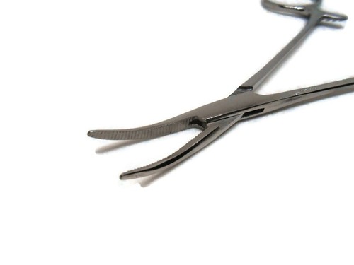 Graham-Field GRAFCO 2673 Stainless Steel CURVED Halstead Forceps Hemostat - Picture 2 of 3