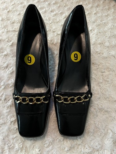 Massimo Baldi Shoes Women 9 Slip On Mule Black Leather Made In Italy 2408 - Picture 2 of 5