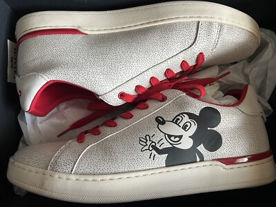 コーチ Disney X Coach High Line Sneaker With Mickey Mouse COACH® | Disney X Coach High Line Sneaker With Mickey Mouse