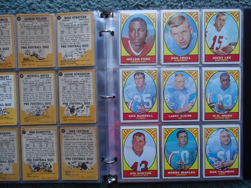 1967 TOPPS FOOTBALL NEAR COMPLETE SET LOT(76/132)w/STARS,HOF,RC's - Picture 5 of 9