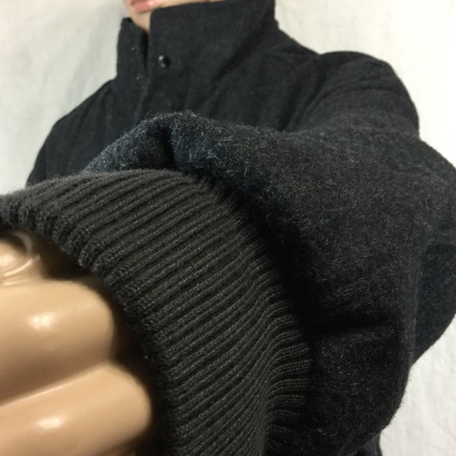 vintage MEMBERS ONLY 100% WOOL Cafe racer coat/jacketHONG KONG men's 2XL XXL - Picture 9 of 12