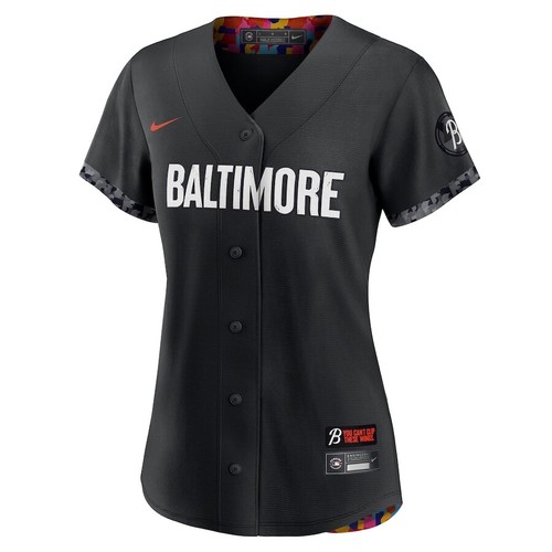Baltimore Orioles Cal Ripken Jr Nike WOMENS City Connect Player Jersey MEDIUM
