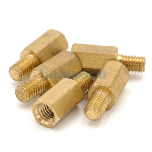 M2.5 M3 M4 M5 M6 Thread Brass Spacer Male-Female Hexagonal PCB Standoffs Spacers - Picture 64 of 138