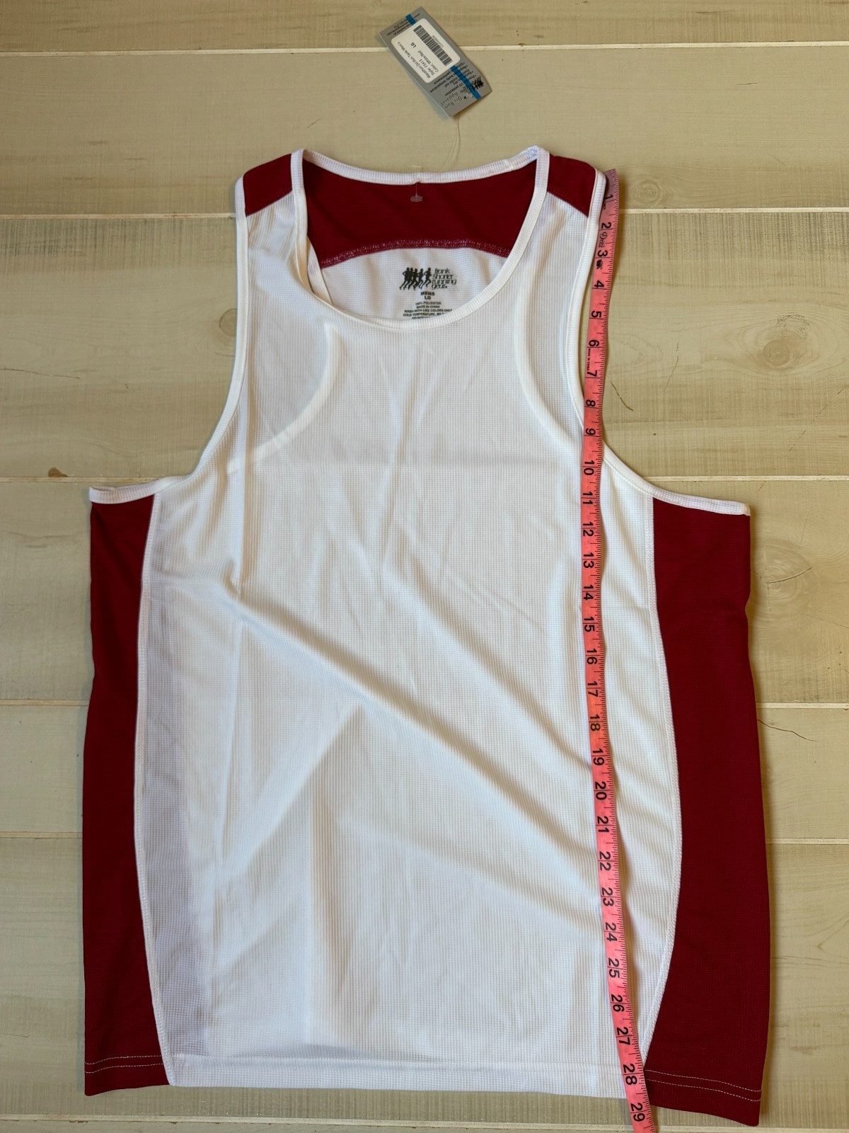 Nimrit Ahuja Clinches Silver Medal At Pan American U20 Track And Field Championships 18 Frank Shorter Running Gear Dri Run White Red Tank Top Shirt Size L Men'S Nwt