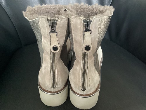 ❤️NP169€ ALPE WOMEN Boots Gr. 41 beige Nubukleder Stiefeletten - TOP Zustand - Bild 7 von 10