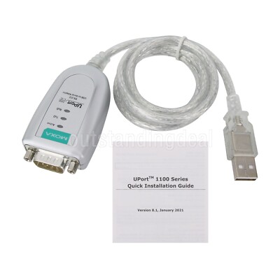 MOXA UPORT 1110 One-Port RS232 to USB Adapter Cable RS232 to USB Converter ot16